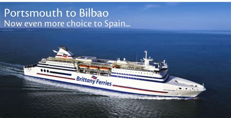 portsmouth to bilbao ferry cost